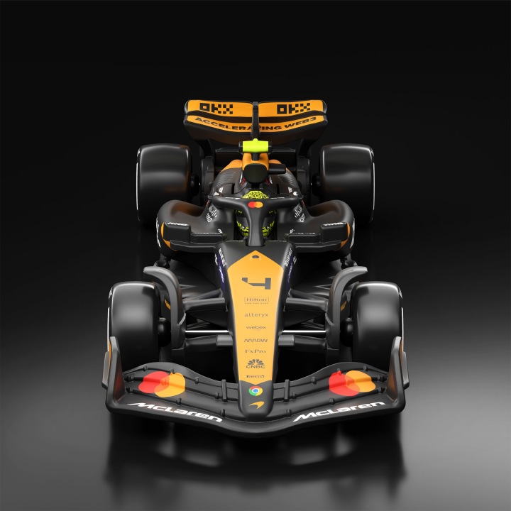 Hot wheels преміум f1 race mclaren formula 1 team #4 mcl38 jbm11 hrv11 — фото 2