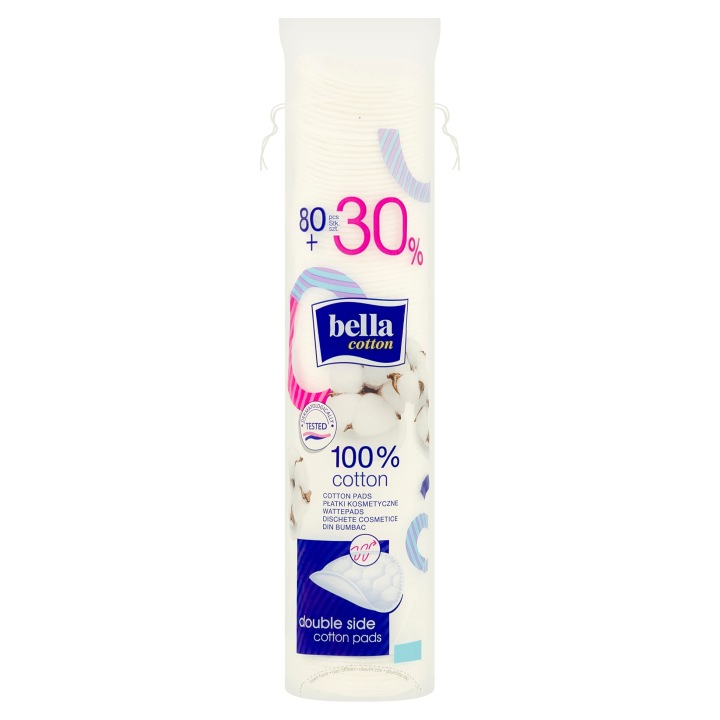 Пластівці косметичні Bella Бавовна круглі 80 шт. + 30% — фото 3