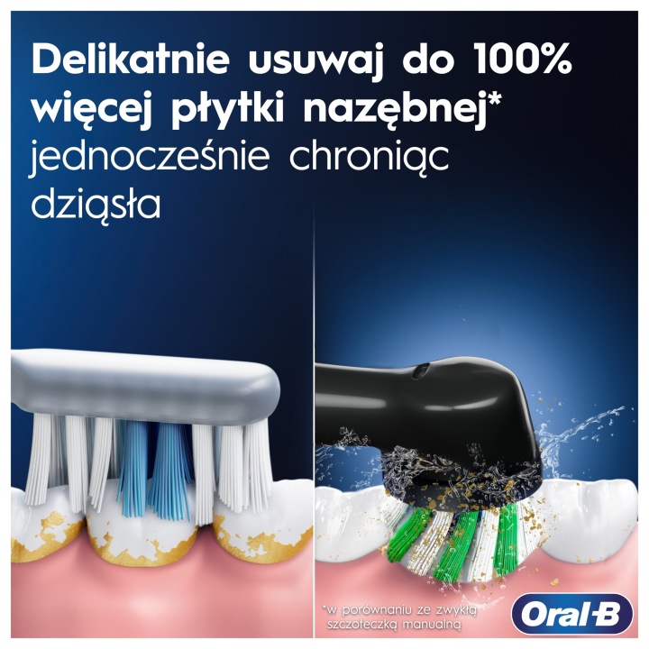 Щіточка Oral-B Pro Series 1 Cross Action + Чохол Синій — фото 11