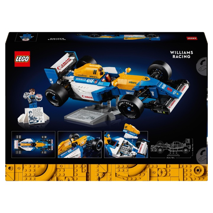 LEGO Icons 10353 Williams Racing FW14B і Nigel Mansell — фото 5