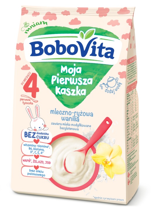 BoboVita Кашка молочно-рисова ваніль 230 г — фото 7