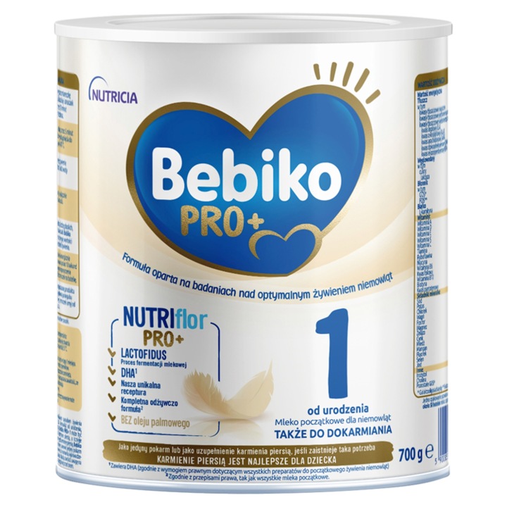 Bebiko Pro+ 1 Молоко Стартове Для Немовлят Від Народження 0-6 місяців 700 г — фото 2