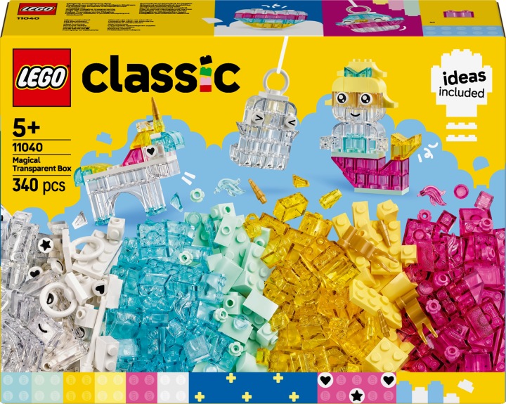 LEGO Classic Чарівний набір з прозорими кубиками 11040 — фото 9