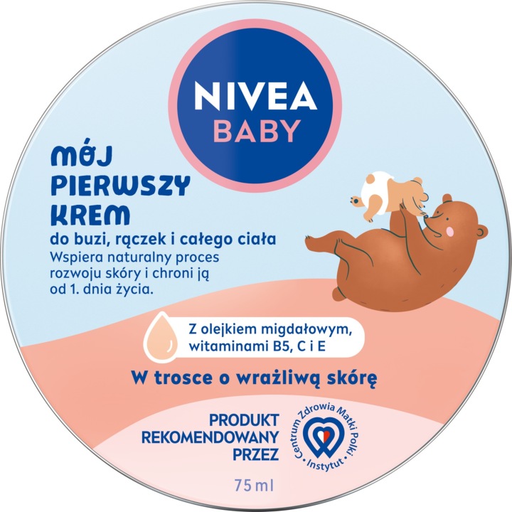 NIVEA BABY Мій Перший крем для обличчя, ручок і всього тіла для дітей 75 мл