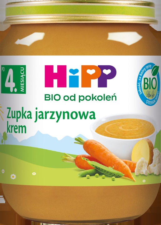 HiPP Біо Супчик овочева крем по 4. місяця, 125 г Обід — фото 5