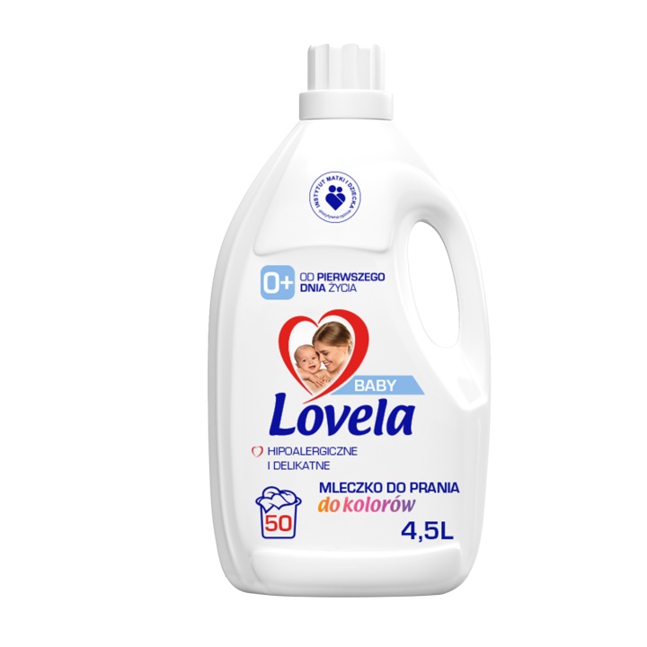 Lovela BABY Гіпоалергенне Молочко для Прання Кольорів Колір для Дітей 4.5 кг — фото 3