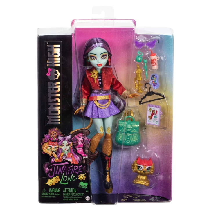 Monster High Лялька базова Jinafire Long 26 см звірятко Cloudy Yun Yun — фото 6