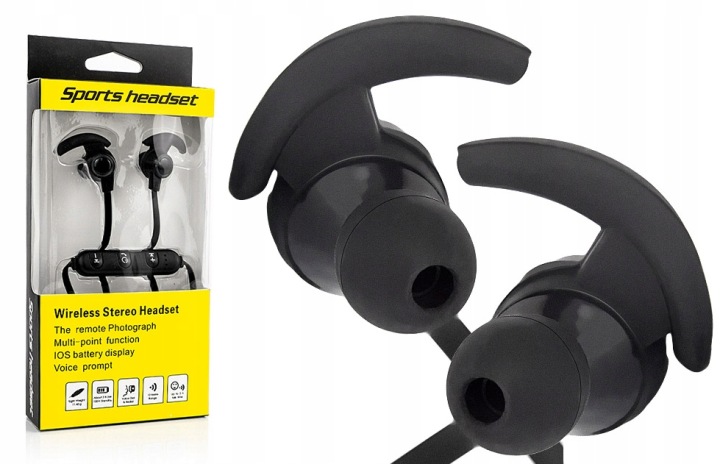 WIRELESS BLUETOOTH SPORTS IN-EAR HEADPHONES Product weight 14 g