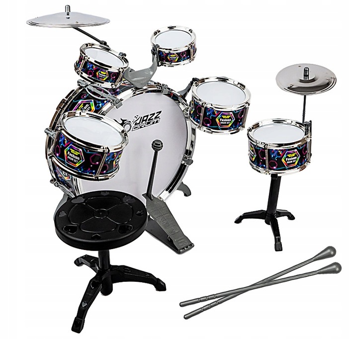 DRUMS FOR CHILDREN DRUM SET CYMBALS MUSICAL INSTRUMENT STOOL