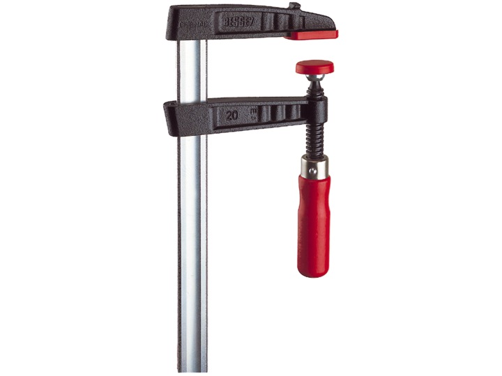Šroubová truhlářská svěrka litinová 160x80 mm Bessey TG16 6000N Protiskluzová