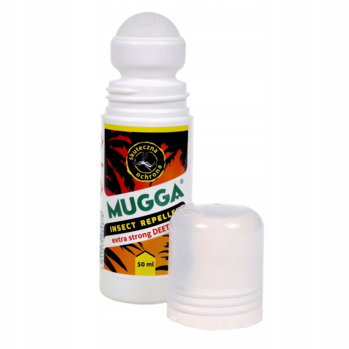 MUGGA ROLL ON 50% STRONG DEET від комарів кліщі Сильний 50 мл — фото 12