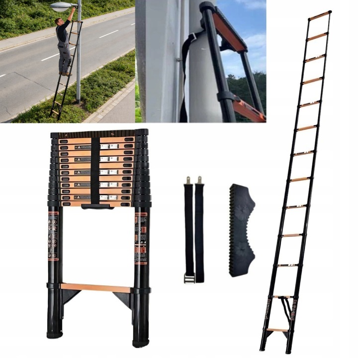 5.1 teleskopický žebřík, teleskopický žebřík s nosností 150 kg