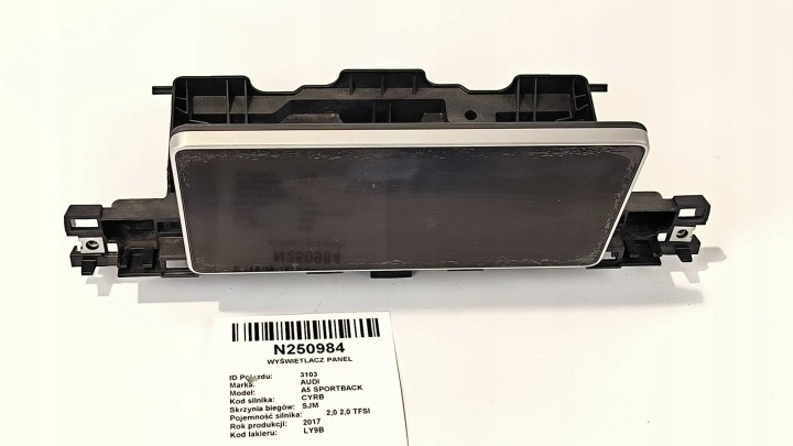 écran PANEL 8W0919605 LEGALNA AUDI A5 SPORTBACK