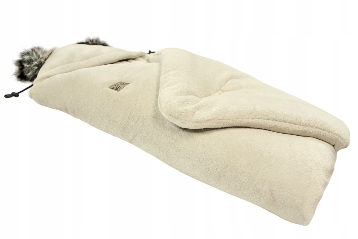 Теплий Конверт для автокрісла і візка з капюшоном LITTLE ELITE Teddy сірий — фото 7