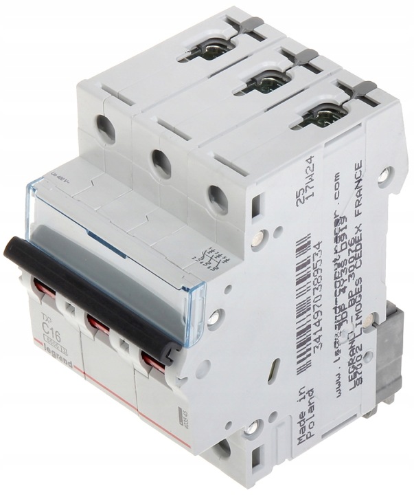 Nadproudový spínač 16A typ C Legrand 403545