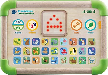 VTECH інтерактивний планшет дерев'яний, іграшка для дітей (виставковий)