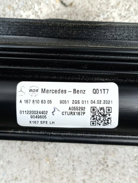 Sončno slepo okno A1678106305 Mercedes-Benz GLS 2021 levo 15
