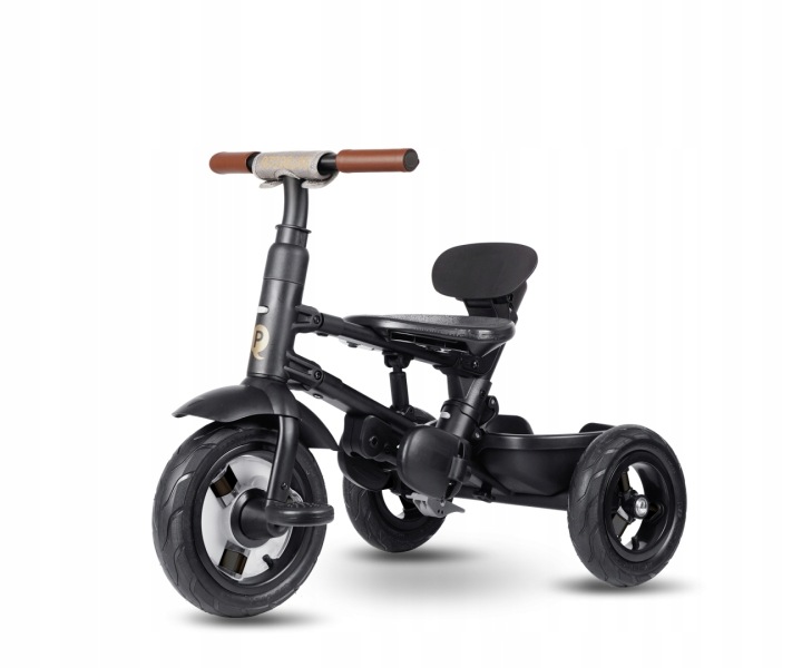 Qplay Велосипед Триколісний Rito Deluxe Rubber Сірий — фото 9