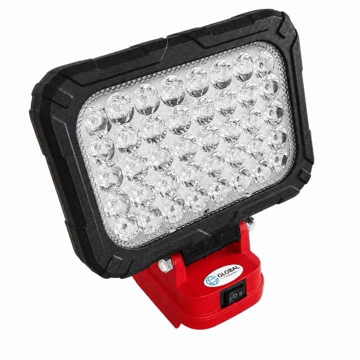 Stavební lampa 40 Led Halogen na baterie Milwaukee 18V M18