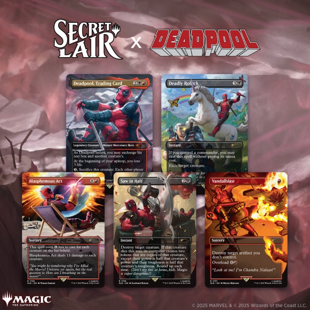 Karta Magic: The Gathering Secret Lair x Marvel's Deadpool