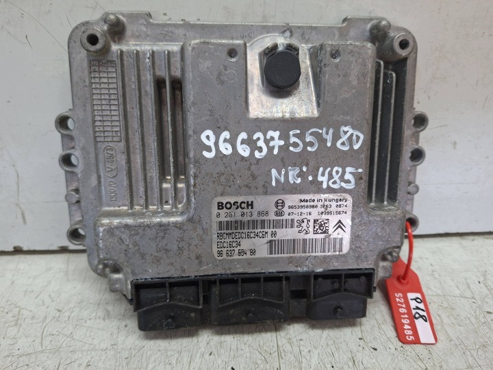 Bedienteil DES MOTORS 9653958980 9663755480 0281013868 Peugeot Citroen 1.6 HDI