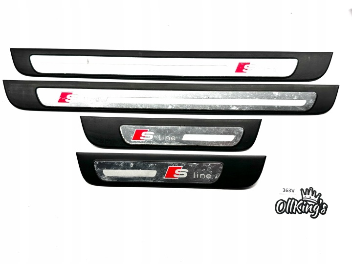 AUDI A4 B8 SLINE lišty prahový lišta prahová S-LINE 8K0853373B 8K0853374B