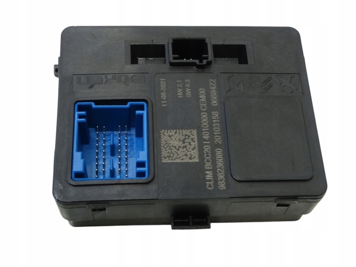 Module Unité de contrôle Climatisateur air conditionné CITROEN C4 III 2020R.- 9836236080