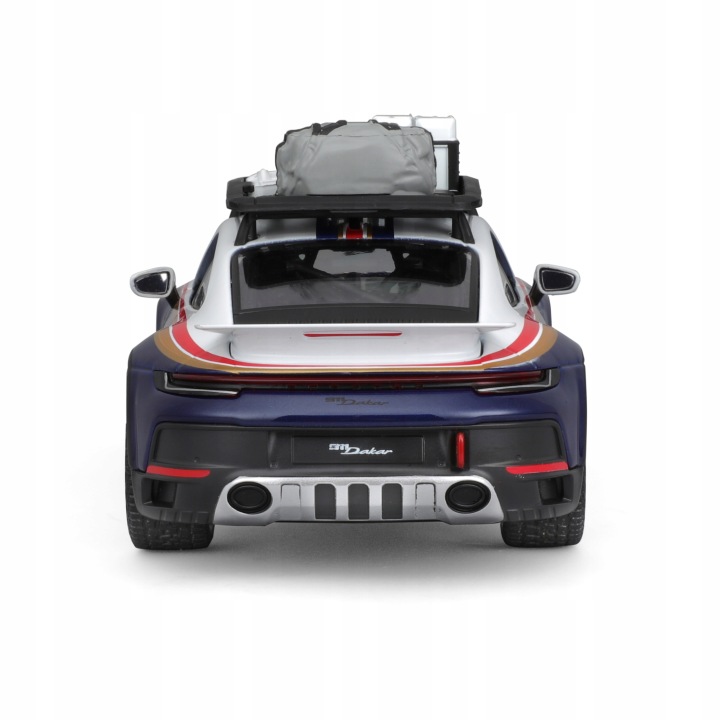Racing porsche 911 dakar met. синій 953 bburago — фото 5