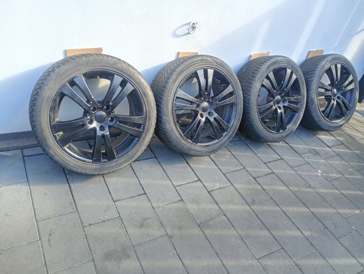 VW AUDI SKODA SEAT CERCHIO CERCHI di alluminio 17 5x112 gomma 225/45 B70017517