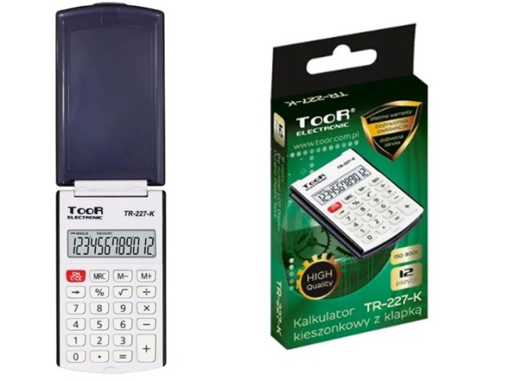Калькулятор офісний TOOR TR-227-K