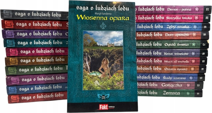 Zdjęcie egzemplarza: Saga o Ludziach Lodu Tomy 1-23 bez tomu 21 / Margit Sandemo