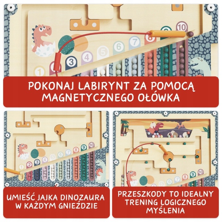 Topbright Яйця динозавра Гра логічна для дітей головоломка магнітна 3+ — фото 2