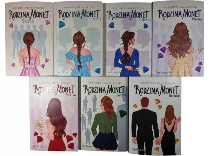 Zdjęcie egzemplarza: Rodzina Monet / zestaw 7 książek / Weronika Anna Marczak