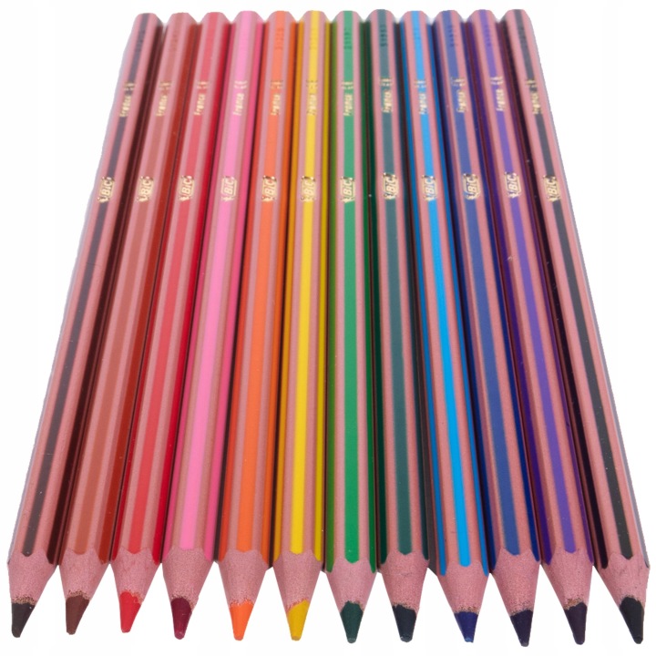 BIC KIDS EVOLUTION смужки кольорові олівці 12 кол. — фото 11