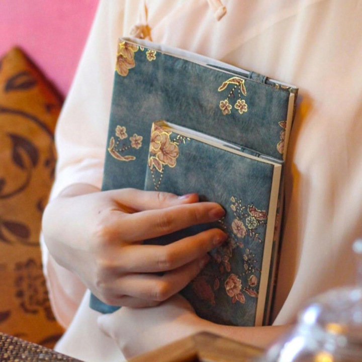 Book Sleeve Чохол Fit або A6 багаторазового використання Блокнот Чохол Cloth Book A5 21x14.8 см — фото 6