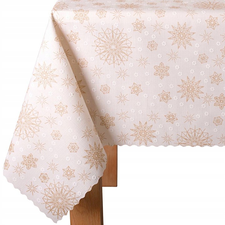 Vánoční ubrus BN131 Ecru 150 x 150 cm