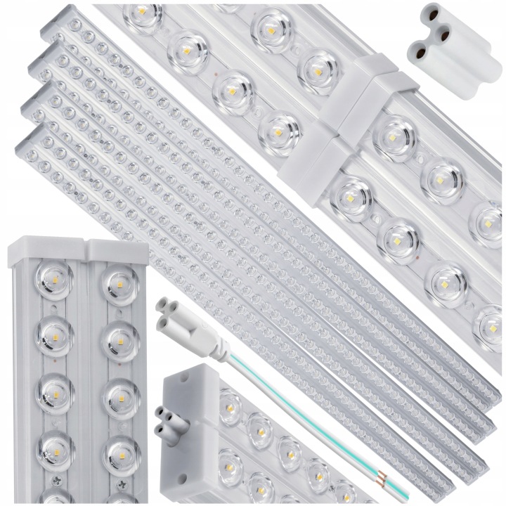 4x Led panel svítidla do garáže pro dílnu 120 cm 72W 7200lm 6000K Silné