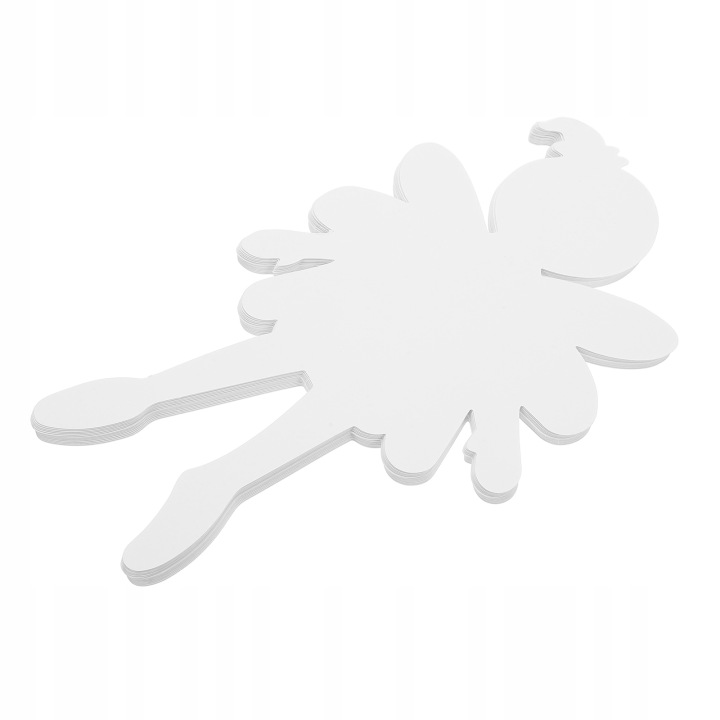 20 шт. Blank Fairy Paper Shapes DIY Для розфарбовування Фігурки для декору — фото 5