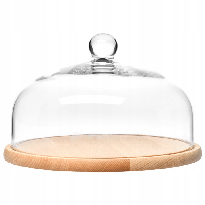 Klobouk s dřevěnou paterou Glamour Krosno 28,5 cm podnos