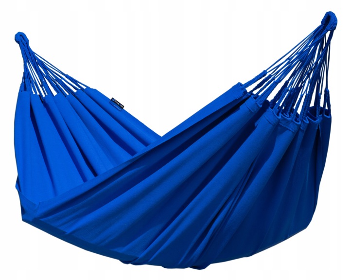 Modrá houpací síť pro kolumbijskou zahradu Merida 230 x 160 cm 100% Kolumbie Potenza
