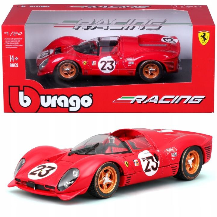 Ferrari 330 P4 #23 Daytona 1967 л. Bandini C. Amon 1:24 Bburago 18-26310