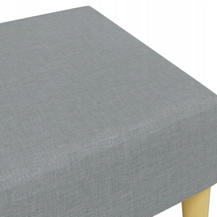vidaXL Підніжка, світло-сірий, 77x55x31 см, з оббивкою тканиною — фото 6