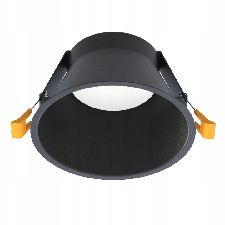 Černá zapuštěná lampa Uno do obývacího pokoje kuchyně, moderní Nowodvorski