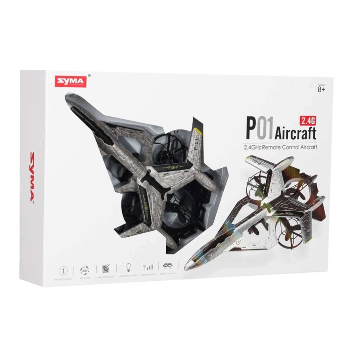 Дрон RC Syma P01 LED 2.4 г 360° трюки автоматичний start стабілізація lo — фото 2