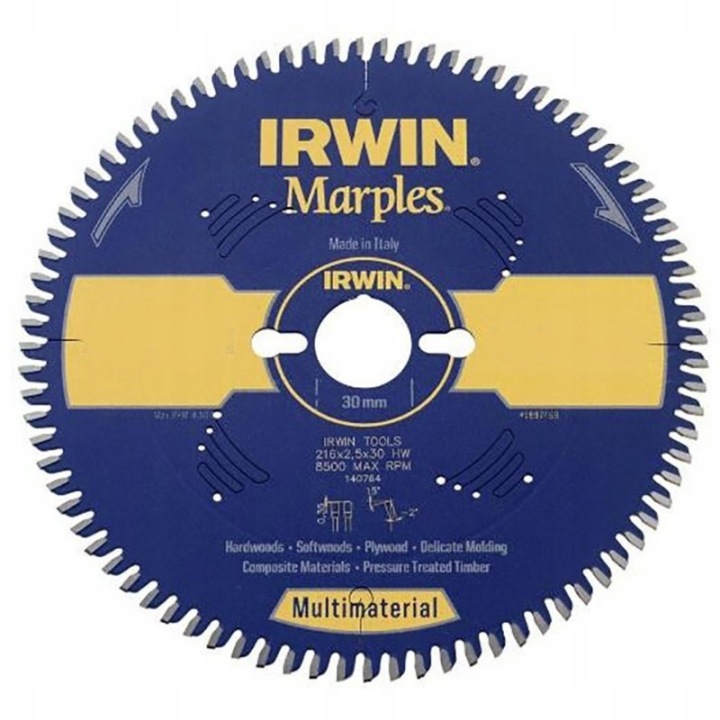 Silná řezací pila na dřevo 300x30 96z Irwin