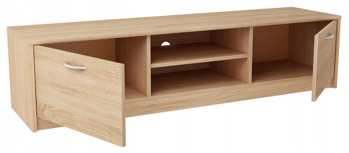 Skříňka Rtv stolek 2DC 160 cm Sonoma komoda regál Rob