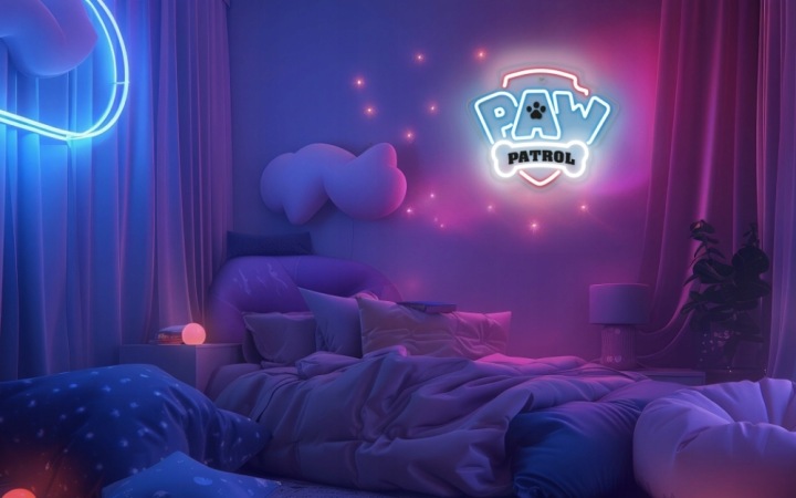 Лампа неон підвісний Кістка Psi Patrol (виставковий) — фото 6