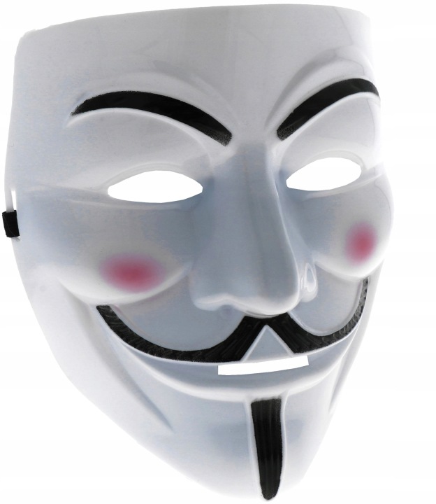 Маска V як Vendetta Anonymous, Guy Fawkes Біла Gadget Master — фото 7