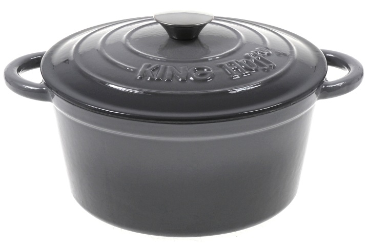 Hrnec hrnec 24 cm Kotlík Smalt Pekáč 4 L Indukční plyn King Hoff