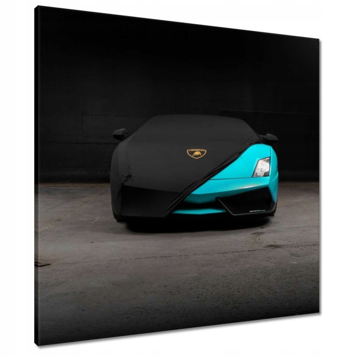 Obrazy 70x70 Tyrkysové sportovní auto